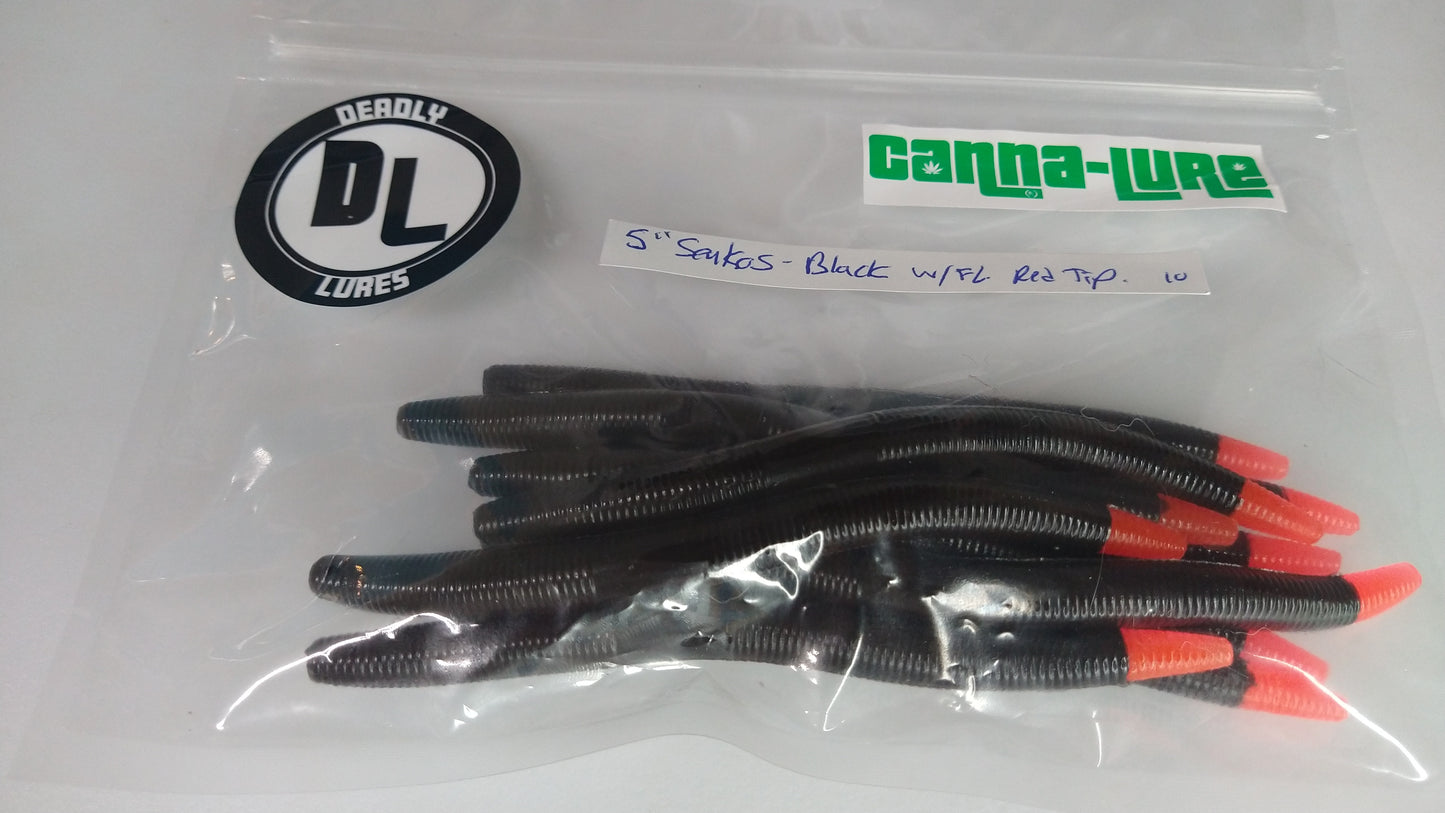 Color Tips & Tails Soft Plastics