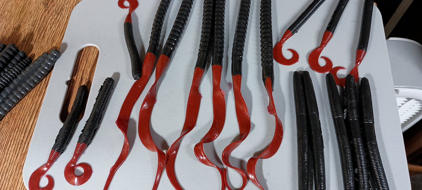 Color Tips & Tails Soft Plastics