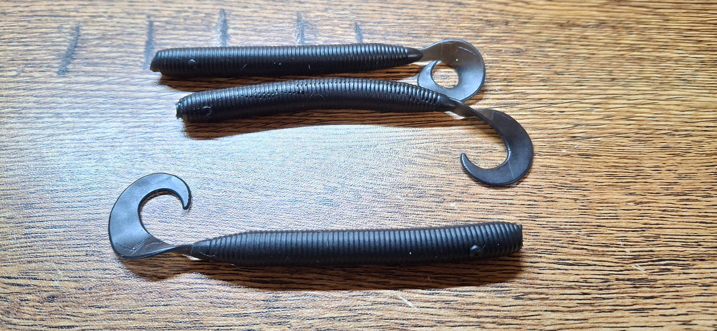 4" Curly Tail Grub Worm